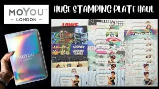 HUGE STAMPING PLATE HAUL | HOLO PLATE HOLDER @MoYouLondon &pound;2 PLATES