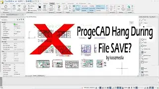 102: Hang on Saving File. Simple method to resolve this with progecad