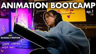 ANIMATION BOOTCAMP ep. 1 👾 start an online 2D motion graphics course with me