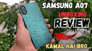 Samsung Galaxy A07 Unboxing & Full Review 🔥 60FPS PUBG Test +Galaxy A07 Camera Test #techkhabarnama