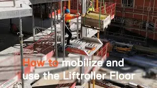 Liftroller Floor - mobile loading platform with rollers, for efficient transportation of materials.
