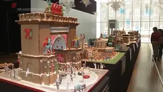 Bakers create gingerbread NYC landmarks