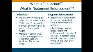 Labor Standards Enforcement Webinar: Collection and Settlement Agreements