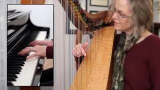 Just For You, beginner harp & piano play-along with Anne Crosby Gaudet