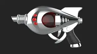 how to model a stylized gun in 3d maya for beginners