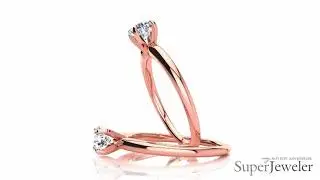 Solrgrdrg | 1/2ct Diamond Engagement Ring in 10k Rose Gold
