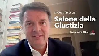 Matteo Renzi ospite del Salone della Giustizia | 07/11/2024