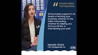 Franchisee Spotlight: Mavish Gilani | Success On The Spectrum 🌟