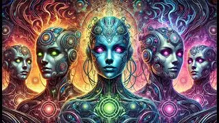Nexxus 604 - Robot Civilization - Psychedelic trance mix &bull; (4K AI animated music video)