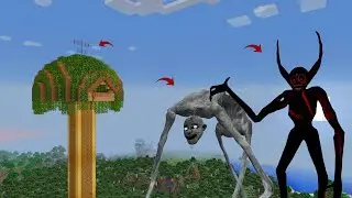 SURVIVING FROM FUNNY FEAR ARRIVAL in Minecraft - Minecraft Horror Gameplay 😱 - Coffin Meme
