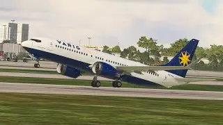 Best Pilot Skill! Boeing 737 Performs a Smooth Landing at Orlando International Airport