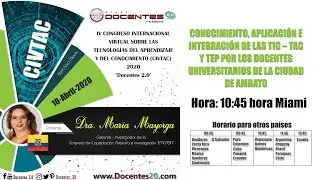 CONOCIMIENTO, APLICACI&Oacute;N E INTEGRACI&Oacute;N DE LAS TIC &ndash; TAC Y TEP | IV CIVTAC