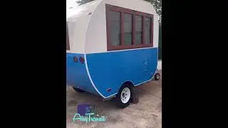 Nostalgic Mini Concession Trailer, #concessiontrailer, #foodtrailer #foodvendor, #smallbusiness