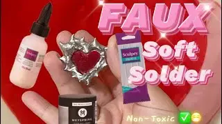 Faux Soft-Soldering Method, Non-Toxic and Kid Safe ❤️‍🔥💍👷🏽‍♀️