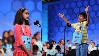 Scripps National Spelling Bee 2019 I Round 3 I Akash and Amrita Vukoti