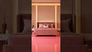 From Concrete to Royal Pink Epoxy Bedroom#PinkEpoxy #LuxuryBedroom #EpoxyFlooring