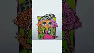 COLORING Neonlicious from LOL Surprise OMG | Fun Art for Kids
