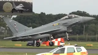 Fighter jet deploys drag chute 🪂