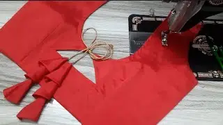 New Model Blouse Back Neck Design Cutting And Stitching || Blouse Ki Design 
