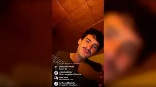 Charlie Burg Instagram Live (27/8/2025)