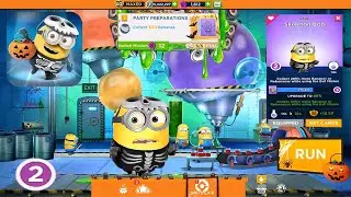 Minion rush Skeleton Bob Halloween update gameplay ios android #minions
