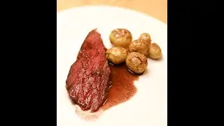 Venison Leg with Chocolate and Red Wine Sauce- low carb- LOW cholesterol!