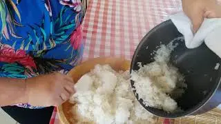 Temperando o Arroz p/Sushi