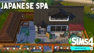 Japanese Spa // Sims 4: Speed Build