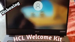 HCL Welcome Kit- 2022 | Unboxing #acerlaptop
