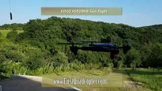 VISUO XS809HW review - Test flight