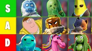 Ranking EVERY Fortnite Battle Pass Meme Skin!