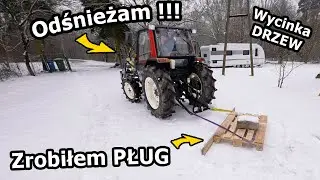 Wyrywamy Drzewa na Siedlisku !!! - Dostałem POZWOLENIE na Wycinkę! *Zrobiłem Pług Do Śniegu #1131