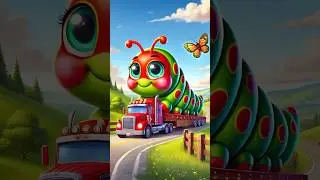 ❤️ Evolution of Baby: Caterpillar in truck with butterfly 🥰 Caterpillar ✅ #cat #cute #love #shorts