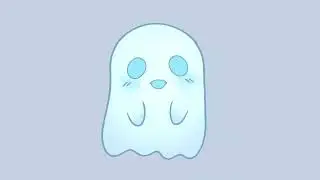 Premade Ghost Vtuber model! Available on Ko-fi!