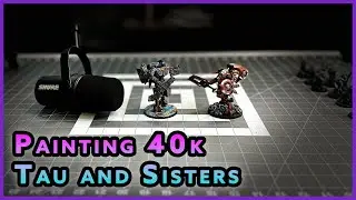 Painting Warhammer 40k with In Real Lore | Finishing Kill Team Army with Wife | Live Stream
