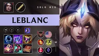 LeBlanc Mid vs Viktor - NA Grandmaster Patch 26.02