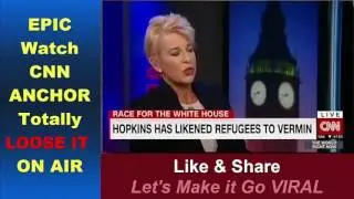 CNN CAT FIGHT - Watch CNN ANCHOR LOOSE IT - LIVE on AIR