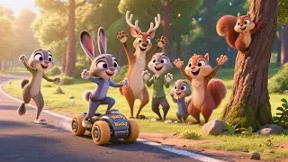 Ricky Roller Makes a Road | Fun Construction Song for Kids | Rolling Adventure Rhyme