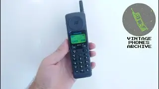 Siemens S4 from 1995 Mobile phone menu browse, ringtones