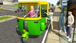 Tuk Tuk City Driving Simulator 2019 - Tuk Tuk Passenger Driver - Android GamePlay