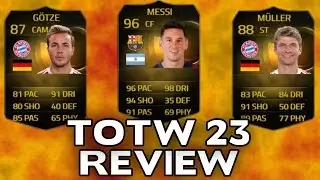 CONFIRMED TOTW 23 REVIEW! FT. 96 MESSI 88 MULLER AND 87 GOTZE!