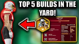 TOP 5 BUILDS IN THE YARD! BEST MADDEN 21 YARD BUILDS!