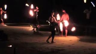 Young Male Fire Dancers on Koh Samed Thailand