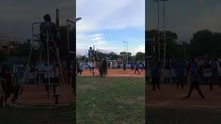 Volleyball match #intragames #Agriculture college Bapatala