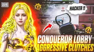 BGMI NEW UPDATE 😍 Squad Conqueror Chaotic Lobby Aggressive 1 vs 4 Clutches ! BGMI | 