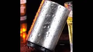 Magnetic Automatic Beer Bottle Opener Stainless Steel Magnet Jar Opener Kitchen Bar Accessories Wine