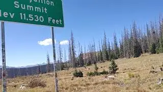 Slumgullionmgullion Pass Colorado. hwy.149.   11,500 feet in elevation