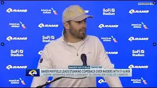 Baker Mayfield on Game Winning Touchdown to Van Jefferson in Rams Debut vs Raiders
