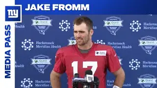 Jake Fromm on Quickly Learning the Playbook | New York Giants