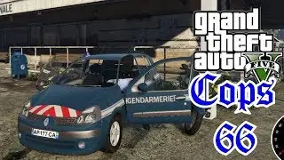 Gendarmerie Renault Clio 2 - COPS 66 - LSPDFR GTA 5 MODS
